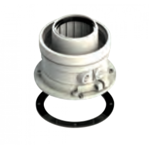 Адаптер вертикального коаксиального дымохода для  BLUEHELIX TECH RRT